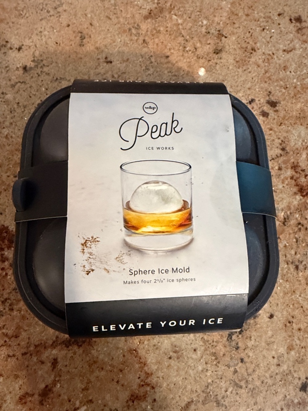 Peak Sphere Ice Tray - makes 4 BPA free